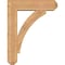 Ekena Millwork Thorton Craftsman Smooth Bracket w/ Offset Brace, Western Red Cedar, 7 1/2"W x 28"D x 36"H BKT0806X28X36THR04SWR - alternate 4